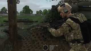 ARMA REFORGER  The Check Point With 2nd bat  Holding my sector [upl. by Eissoj623]