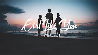 Maroon 5  Girls Like You ft Cardi B Lyrics video [upl. by Obe349]