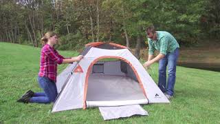 Ozark Trail 3P Dome Tent  Setup [upl. by Oivalf708]