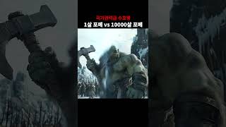 1살 포메라니안 vs 10000살 포메라니안 [upl. by Brenk485]