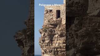 Cliff Diving  Polignano a Mare  Italy cliff cliffdiving cliffbeach italy polignanoamare [upl. by Yaral]