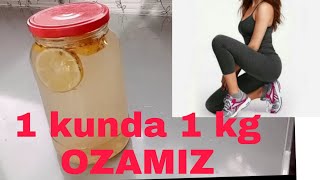 1kg 1 kunda OZAMIZ😘Juda foydaliymazaliyozish uchun quotSIRLIquotichimlik [upl. by Leinnad877]