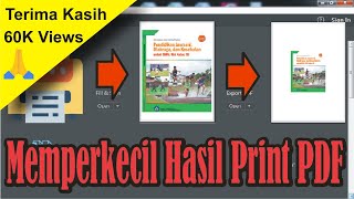 Cara Memperkecil Hasil Print Pada Dokumen PDF  Acrobat Reader DC • SimpleNewsVideo [upl. by Deloris562]