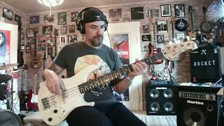 The Winery Dogs  Time Machine Cover Bass by Rocketbass [upl. by Katherine295]