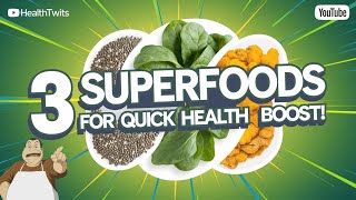 3 Superfoods That Can Quickly Boost Your Health healthtwits shorts chiaseeds youtubeshorts [upl. by Donough909]