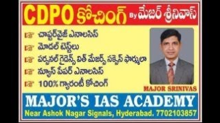 Major Srinivas  CDPO Live 06082024 [upl. by Yecaw]