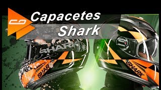 Linha completa dos Capacetes Shark  Qual o melhor modelo de capacete [upl. by Ymrej895]