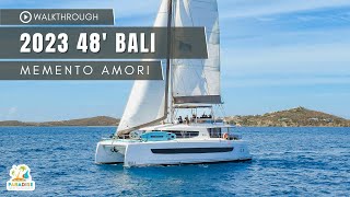 2023 48 BALI CATAMARAN WALKTHROUGH  MEMENTO AMORI [upl. by Acnaib]