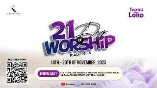 21 DAYS OF WORSHIP  DAY 4  131123  PAUL TOMISIN [upl. by Siravart]