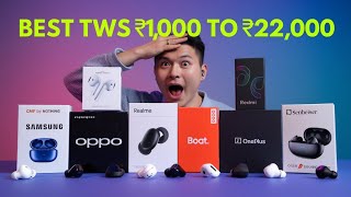 quotTop TWS Earbuds Under ₹1000 to ₹28000 Find the Best Wireless Sound Experiencequot [upl. by Gnihc]