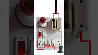 Electrical switch board connection switch board wiring metre se fuse mein connection shortvideo [upl. by Hakaber696]