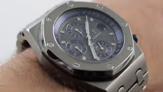 PreOwned Audemars Piguet Royal Oak Offshore Ref 25721TIOO1000TI01 Luxury Watch Review [upl. by Faxan372]