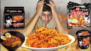 Extreme Spicy Noodle Challenge Aftermath [upl. by Leiria]