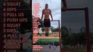 WORKOUT 1010 REPETIÇÕES 💪🏼🔥🔥🔥motivation calistenia calisthenics streetworkout treino workout [upl. by Drawd]