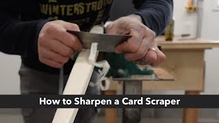 Sharpen a Card Scraper the Easy Way [upl. by Kaitlin]