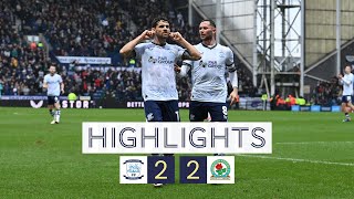 Highlights PNE 2 Blackburn Rovers 2 [upl. by Avevoneg]