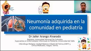 Neumonía adquirida en la Comunidad en pediatría [upl. by Oirifrop849]