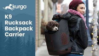 The K9 Rucksack  Stylish dog carrier backpack [upl. by Vanderhoek]