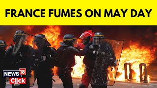 May Day Demonstrators Clashed With Police In France As Workers Protest  France Protests  N18V [upl. by Deeanne]