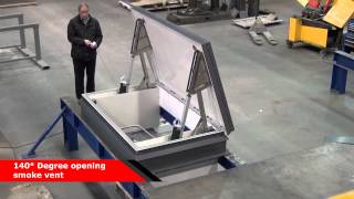 Automatic Opening Smoke Ventilators Overview  Surespan Ltd [upl. by Linell]