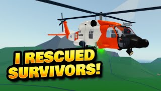 I Rescued Survivors in PTFS Roblox Coastguard Update [upl. by Entwistle133]