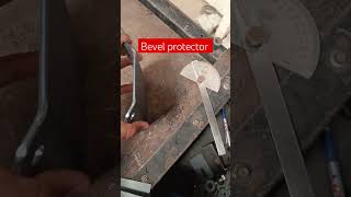 How to Use a Bevel Protector 📐📏🧐technology engineering skills viral mechanical trending [upl. by Enimassej]