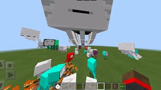 Ghast Titan in Minecraft PE [upl. by Cornwell]