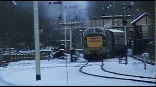 D9016 amp 55022 Double Header Deltics  East Lancs Diesel Theme Day January 2010 [upl. by Florella]