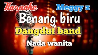 Benang biru  Karaoke nada wanita [upl. by Akcirred]