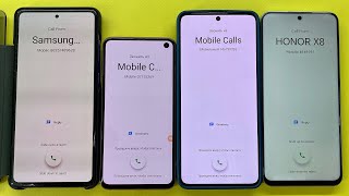 Incoming Call Fake vs WhatsApp Samsung vs Redmi vs Honor vs Samsung Case With Screen Timer [upl. by Lanny]