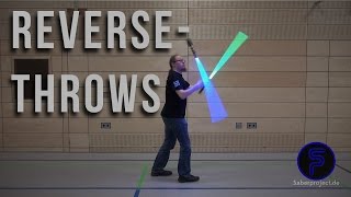 Entgegengesetzte Würfe  Reverse Throws  Dual Lightsaber Trick [upl. by Barret]