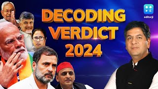 Decoding India Election Results 2024 With Vikram Chandra  BJP Congress NDA INDIA [upl. by Rufe]