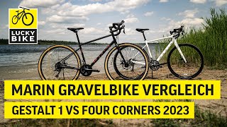 MARIN GESTALT 1 VS MARIN FOUR CORNERS  GravelbikeVergleichstest [upl. by Neva]