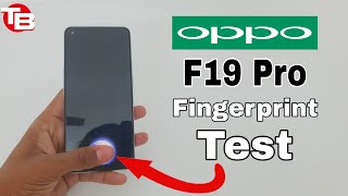 Oppo F19 Pro Fingerprint Test amp Setup Review 🔥🔥🔥 [upl. by Sholley]