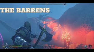 The Barrens Glowing Red Hive Vines Sacks Legendary Chest easy  God of War Ragnarok [upl. by Eardna]