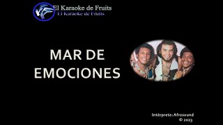 AFROSOUND MAR DE EMOCIONES KARAOKE [upl. by Ami]