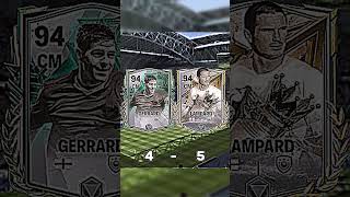 Steven Gerrard vs Frank Lampard in fcmobile fifa fyp viralshorts [upl. by Kyla]