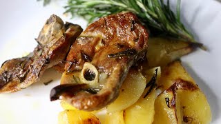 AGNELLO AL FORNO CON PATATE 🍖 ROASTED LAMB WITH POTATOES [upl. by Nareik]