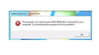 The program cant start because MSVCR110 dll is missing from your computer Resolved [upl. by Adelric]