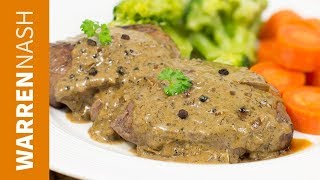 Peppercorn Sauce Recipe for steak  Creamy amp Delicious  Recipes by Warren Nash [upl. by Jadda452]