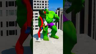 GTA 5 RED SHE HULK KILLS HULK 😲 shorts [upl. by Kalindi293]