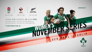 Irish Rugby TV Womens November Series 2016 BringIt [upl. by Isaac]