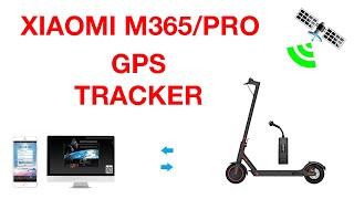 Xiaomi M365Pro Cheap GPS Tracker [upl. by Odranar]