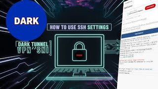 5 SSH Settings Mistakes Youre Making on Dark Tunnel VPN Right Now [upl. by Ahsillek470]