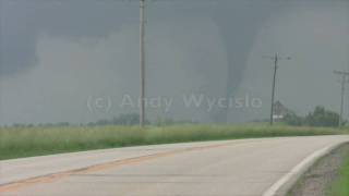 Raw Video from Elmwood IL Tornado on June 5 2010 [upl. by Amleht]