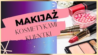 MAKIJAŻ DZIENNY KOSMETYKAMI MOJEJ KLIENTKI 🛍️ [upl. by Atihana300]