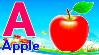 Phonics Song with TWO Words  A For Apple  ABC Alphabet Songs with Sounds for Children [upl. by Prima]