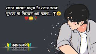 ছেরে যাওয়া মানুষ টা 🥺 বাংলা কষ্টের ক্যাপশন 💔🥀lovestatus newvideo unfrezzmyaccount love [upl. by Yesrod]