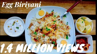 മുട്ട ബിരിയാണി Christmas Special Egg Dum BiriyaniKerala Egg Biriyani  Easy BiriyaniEp244 [upl. by Ynaffad]