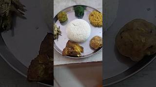 Cooking Different types of Bhorta in Bengali food thali cooking bengali bhortarecipe [upl. by Ellener141]